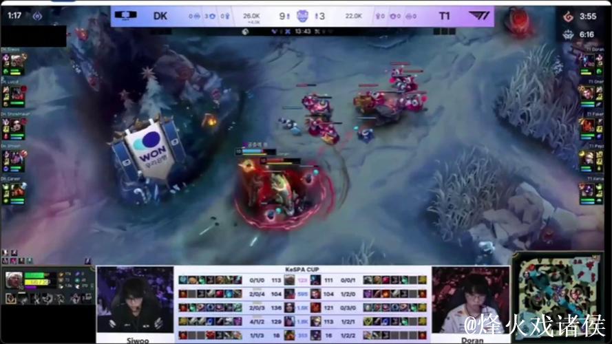 Doran雷克塞先手进攻反被Siwoo安蓓萨单杀 Doran雷克塞先手进攻反被Siwoo安蓓萨单杀